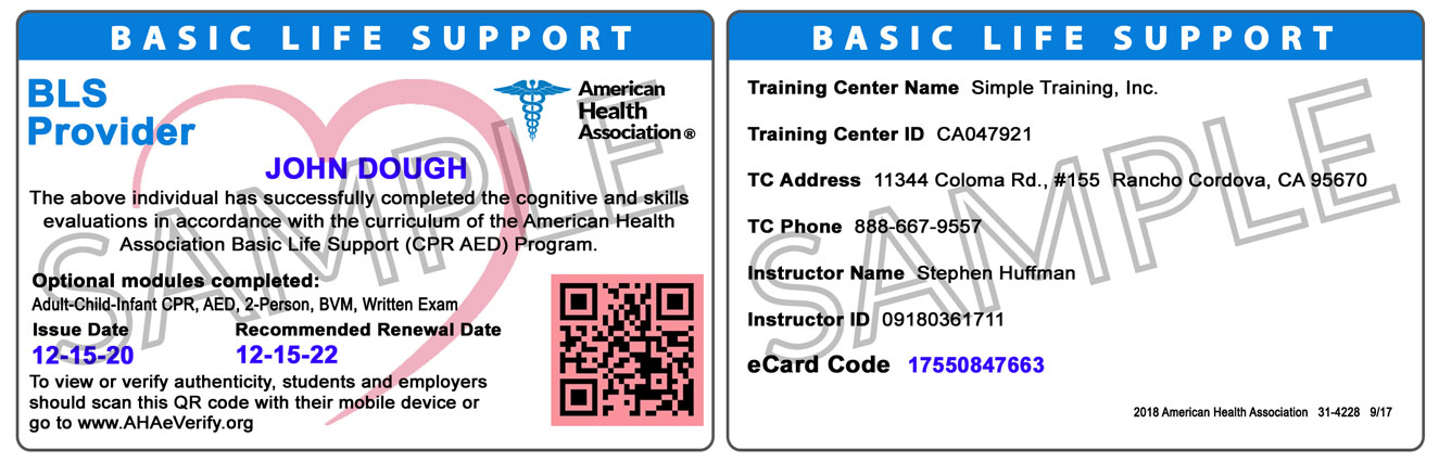 Sample Cards